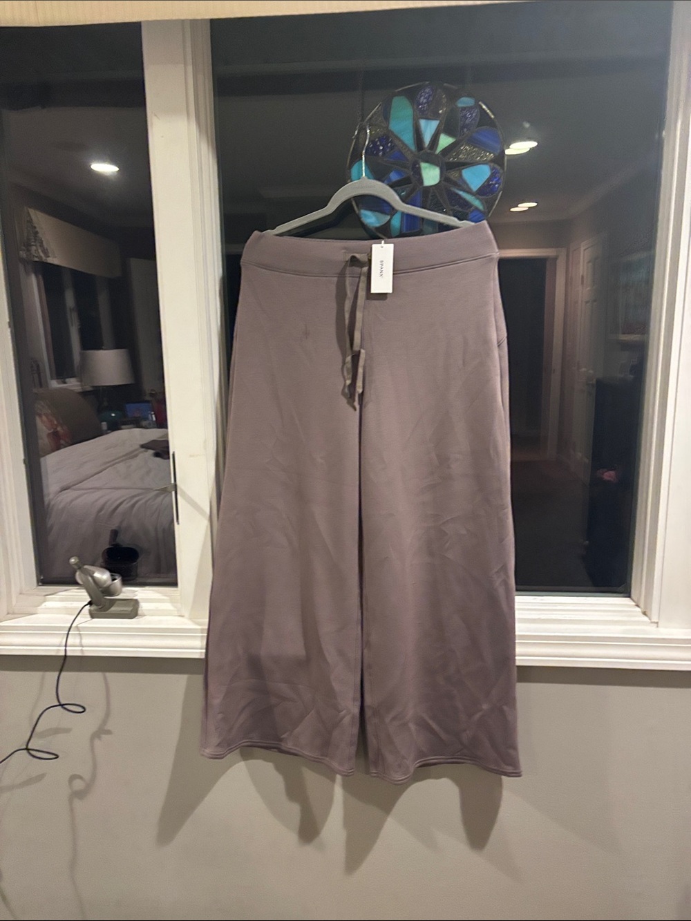 SPANX A-Line Wide-Leg Skirt - Taupe